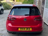 Used VW Golf VII GTD 181 HP (133 kW) 2014 Red Hatchback