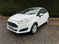 Used Ford Fiesta Zetec 98 HP (72 kW) 2017 White Hatchback