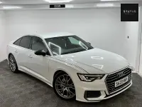 Used Audi A6 Black Edition 204 HP (150 kW) 2020 White Sedan