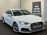 Begagnad Audi A5 S-Line 190 HK (139 kW) 2018 Vit Sportkupé