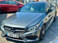 Used Mercedes C220 AMG line 167 HP (122 kW) 2016 Grey Coupe