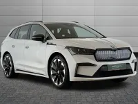 Used Skoda Enyaq iV SportLine 194 kW (265 HP) 2022 White SUV
