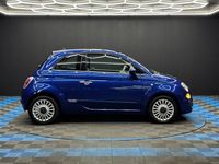 Used Fiat 500 Lounge 69 HP (50 kW) 2010 Blue Hatchback