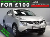 Used Nissan Juke Tekna 117 HP (86 kW) 2017 Silver SUV