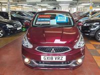 Used Mitsubishi Mirage 2018 Purple Hatchback