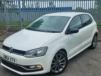Used VW Polo Design 90 HP (66 kW) 2015 White Hatchback