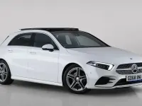 Used Mercedes A180 AMG Line Premium Plus 136 HP (100 kW) 2019 White Hatchback
