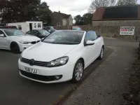 Used VW Golf Cabriolet SE 105 HP (77 kW) 2011 White Cabriolet