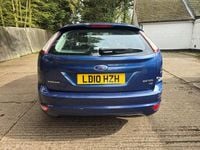 Used Ford Focus Zetec 2010 Blue Hatchback