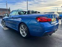 Used BMW 430 Cabriolet M Sport 252 HP (185 kW) 2019 Blue Cabriolet