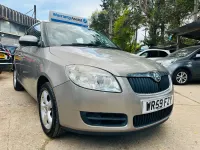 Used Skoda Fabia 80 HP (58 kW) 2009 Beige Hatchback