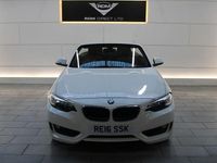 Used BMW 218 Comfort Edition 136 HP (100 kW) 2016 White Cabriolet