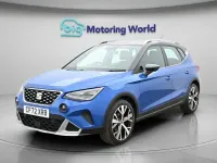 Usado Seat Arona Xperience Lux 110 HP (80 kW) 2023 Azul SUV