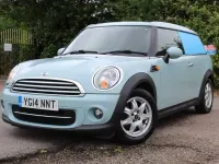 Used Mini Cooper D 112 HP (82 kW) 2014 Blue Hatchback