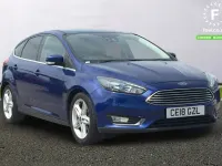 Used Ford Focus Titanium 2018 Blue Hatchback