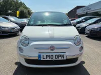 Used Fiat 500 Lounge 69 HP (50 kW) 2010 White Hatchback