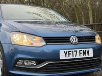 Used VW Polo Edition 90 HP (66 kW) 2017 Blue Hatchback