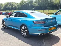 Used VW Arteon R-line 218 HP (160 kW) 2023 Blue Hatchback