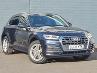 Used Audi Q5 S-Line 190 HP (139 kW) 2018 Blue SUV