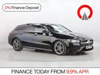Used Mercedes CLA180 Shooting Brake AMG line 136 HP (100 kW) 2022 Black Estate