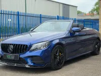 Used Mercedes C200 AMG Line Premium 2019 Blue Cabriolet
