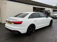 Used Audi A4 Black Edition 163 HP (119 kW) 2020 White Sedan