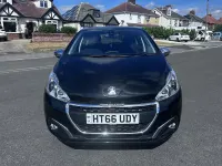 Used Peugeot 208 Allure 110 HP (80 kW) 2017 Black Hatchback