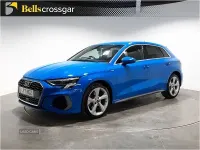 Used Audi A3 e-tron S-Line 2021 Blue Hatchback
