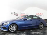 Usado Mercedes C250 AMG Line Premium Plus 2018 Azul Sedan