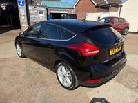 Used Ford Focus Titanium 125 HP (91 kW) 2017 Black Hatchback