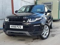 Used Land Rover Range Rover evoque SE 2018 Black Estate