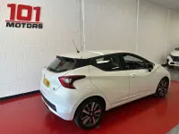 Begagnad Nissan Micra Acenta 71 HK (52 kW) 2018 Vit Halvkombi