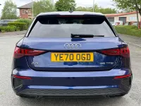 Used Audi A3 S-Line 150 HP (110 kW) 2020 Blue Sedan