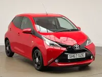 Used Toyota Aygo X-clusiv 68 HP (50 kW) 2017 Red Hatchback