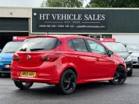Used Vauxhall Corsa Edition 90 HP (66 kW) 2015 Red Hatchback
