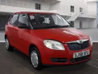 Used Skoda Fabia 2008 Red Hatchback