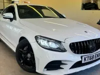 Used Mercedes C300 AMG Line Premium 245 HP (180 kW) 2019 White Coupe