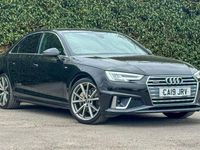 Used Audi A4 S-Line 190 HP (139 kW) 2019 Black Sedan