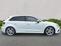 Used Audi A3 S-Line 116 HP (85 kW) 2018 White Sedan