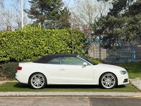 Used Audi A5 Cabriolet S-Line 2014 White Cabriolet