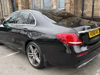 Begagnad Mercedes E220 AMG line 194 HK (142 kW) 2017 Svart Sedan