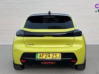 Used Peugeot e-208 GT 114 kW (156 HP) 2024 Yellow Hatchback