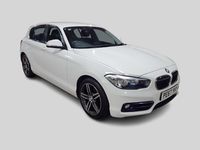 Used BMW 118 Sport Line 136 HP (100 kW) 2017 White Hatchback