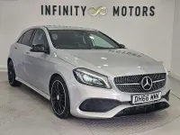 Used Mercedes A200 AMG Line Premium 136 HP (100 kW) 2017 Silver Hatchback