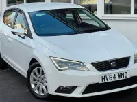Used Seat Leon SE 105 HP (77 kW) 2014 White Hatchback