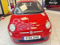 Used Fiat 500 Lounge 85 HP (62 kW) 2011 Red Hatchback
