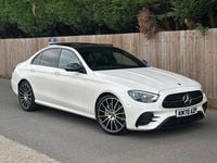 Begagnad Mercedes E220 AMG line 2020 Vit Sedan