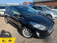 Usado Ford Fiesta Titanium 100 HP (73 kW) 2019 Preto Citadino