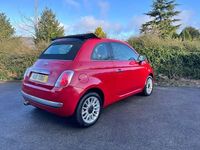 Used Fiat 500 Lounge 2011 Red Cabriolet