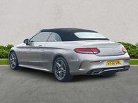 Used Mercedes C220 AMG line 2022 Silver Cabriolet